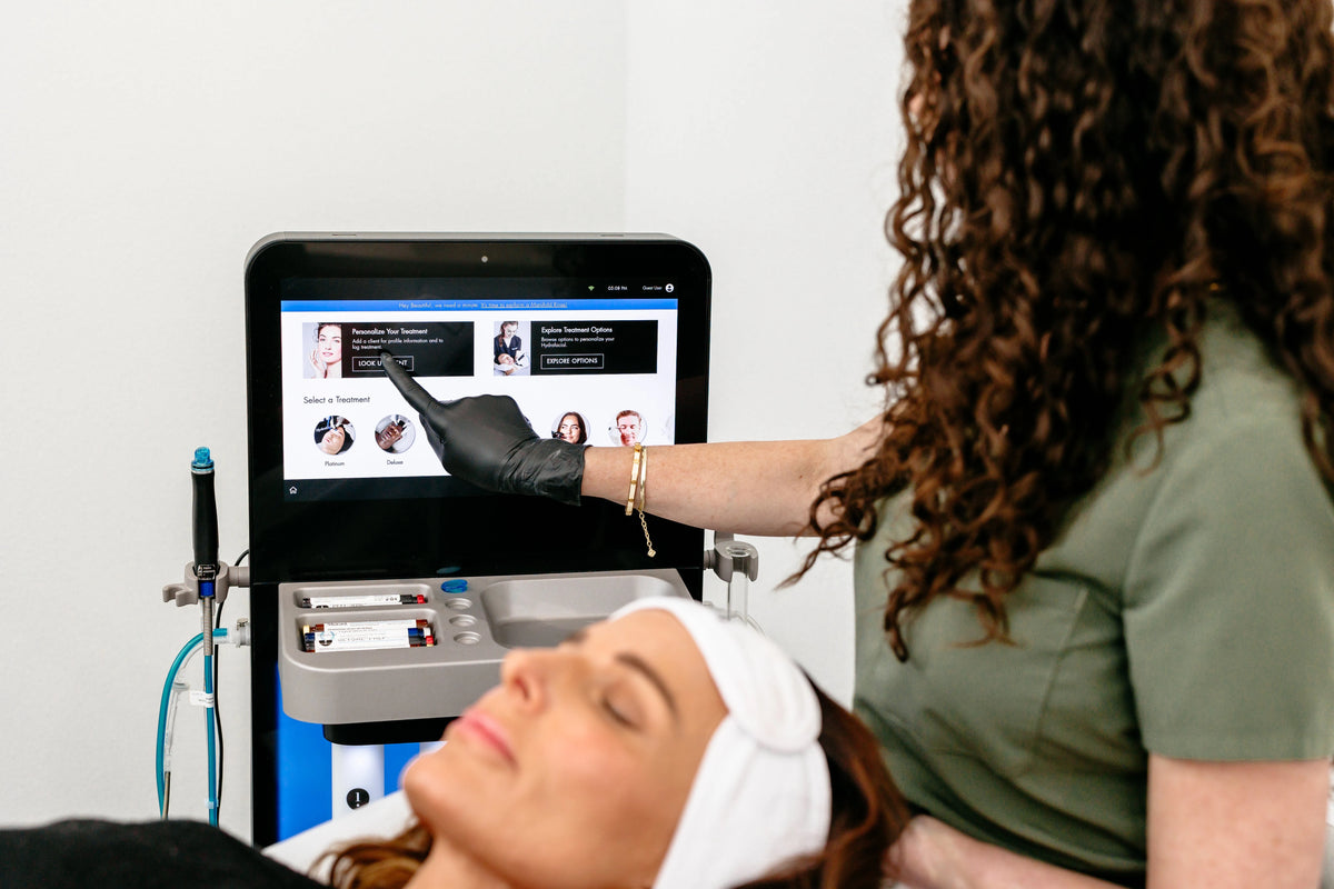 Hydrafacial treatment at Beautiful Aesthetics med spa in Frisco, TX